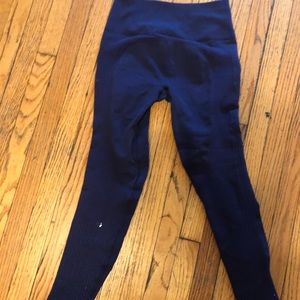 Blue LuluLemon thick leggings